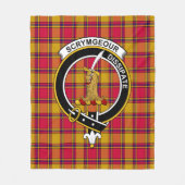 Couverture Polaire Clan Scrymgeour Tartan Plaid (Devant)