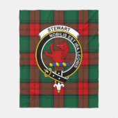 Couverture Polaire Clan Stewart Atholl Modern (Stuart) de Bute Tartan (Devant)