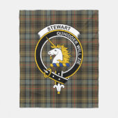 Couverture Polaire Clan Stewart Chasse Patinée (de Appin) Tartan P (Devant)