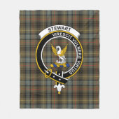 Couverture Polaire Clan Stewart Chasse Patinée (High Stewards) Tar (Devant)