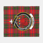Couverture Polaire Clan Stewart d'Appin Modern (Stuart) de Bute Tart (Devant (Horizontal))