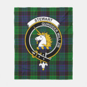 Couverture Polaire Clan Stewart Old Modern (of Appin) Tartan Plaid (Devant)