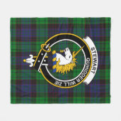 Couverture Polaire Clan Stewart Old Modern (of Appin) Tartan Plaid (Devant (Horizontal))