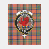 Couverture Polaire Clan Stewart Royal Ancient (Stuart) de Bute Tartan (Devant)