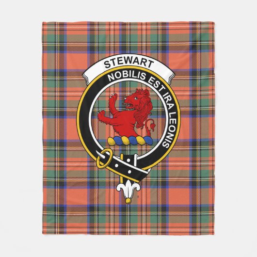 Couverture Polaire Clan Stewart Royal Ancient (Stuart) de Bute Tartan (Devant)