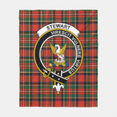 Couverture Polaire Clan Stewart Royal Modern (High Stewards) Tartan P (Devant)