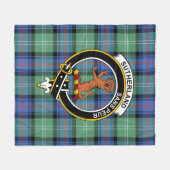 Couverture Polaire Clan Sutherland Ancien I Tartan Plaid (Devant (Horizontal))