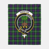 Couverture Polaire Clan Swinton Tartan Plaid (Devant)