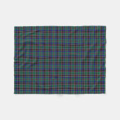 Couverture Polaire Clan Tartan, Clan Tartan et Royal Blue (Devant (Horizontal))