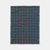 Couverture Polaire Clan Tartan, Clan Tartan et Royal Blue (Devant)