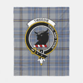 Couverture Polaire Clan Tweedie Tartan Plaid (Devant)