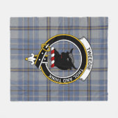 Couverture Polaire Clan Tweedie Tartan Plaid (Devant (Horizontal))