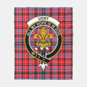 Couverture Polaire Clan Udny Tartan Plaid (Devant)