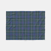 Couverture Polaire Clan vert et bleu Cooper Scottish Tartan (Devant (Horizontal))
