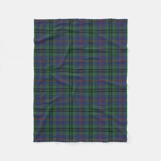 Couverture Polaire Clan Walker Tartan Plaid (Devant)
