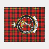 Couverture Polaire Clan Wallace Tartan Plaid (Devant (Horizontal))