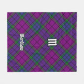 Couverture Polaire Clan Wardlaw Tartan (Devant (Horizontal))