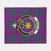 Couverture Polaire Clan Wardlaw Tartan Plaid (Devant (Horizontal))