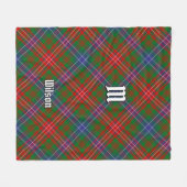 Couverture Polaire Clan Wilson Modern Tartan (Devant (Horizontal))
