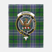 Couverture Polaire Clan Wishart Chasse Tartan Plaid (Devant)