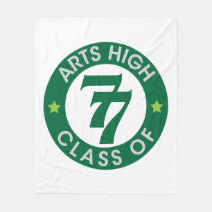 Couverture Polaire Classe Arts High School de 77 Logo