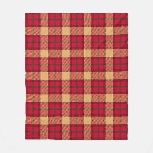 Couverture Polaire Classic Christmas Pattern (Devant)