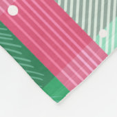 Couverture Polaire Classic Christmas Stripes Pattern (Coin)