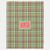 Couverture Polaire Classic Christmas Tartan Blanket Holiday Throw (Devant)