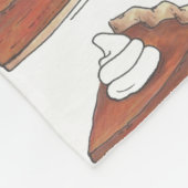 Couverture Polaire Classic Citrouille Pie Slice Thanksgiving Dîner (Coin)