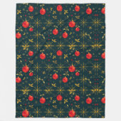 Couverture Polaire Classic Dark Christmas Fleece Throw Blanket (Devant)