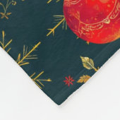 Couverture Polaire Classic Dark Christmas Fleece Throw Blanket (Coin)