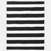 Couverture Polaire Classic en noir et blanc, triés verticalement (Devant)