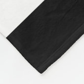 Couverture Polaire Classic en noir et blanc, triés verticalement (Coin)