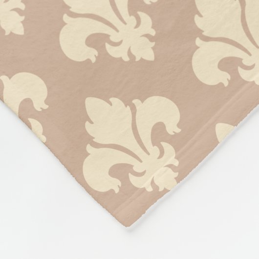 Couverture Polaire Classic Fleur de Lis (Coin)