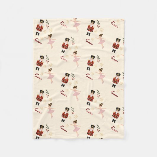 Couverture Polaire Classic Nutcracker Christmas Sherpa Blanket (Devant)