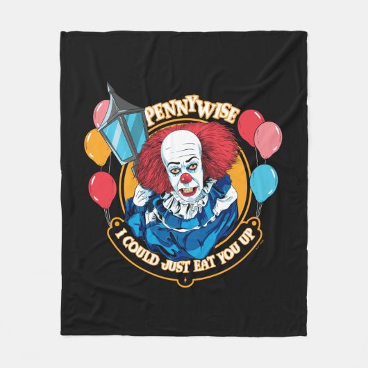 Couverture Polaire Classic Pennywise - Je Pourrais Juste Vous Manger  (Devant)