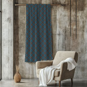 Couverture Polaire Classic Plaid Thon en bleu et gris pour hommes