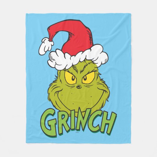 Couverture Polaire Classic The Grinch | Naughty ou Nice (Devant)