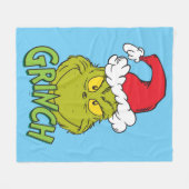 Couverture Polaire Classic The Grinch | Naughty ou Nice (Devant (Horizontal))