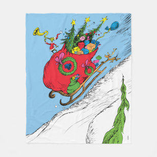 Couverture Polaire Classic The Grinch   Slei Runaway Grinch & Max