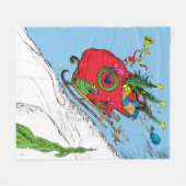 Couverture Polaire Classic The Grinch | Slei Runaway Grinch & Max (Devant (Horizontal))