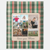 Couverture Polaire Classical Plaid Kids Multiples Photos Monogramme (Devant)