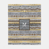 Couverture Polaire Classieux industriel urbain de monogramme mélangé (Devant)