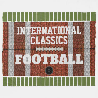 Couverture Polaire Classique Internationale Personnalisée Football
