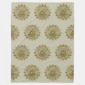 Couverture Polaire Classique Mandala Inde Style 4 (Devant)