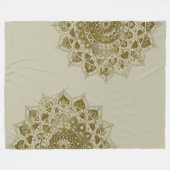 Couverture Polaire Classique Mandala Inde Style 4 (Devant (Horizontal))