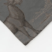 Couverture Polaire Classique Unicorne Antique Mythique Magie Créature (Coin)