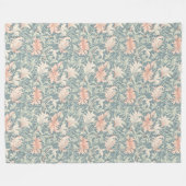 Couverture Polaire Classique William Morris d'inspiration florale ton (Devant (Horizontal))