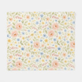 Couverture Polaire Classy Shabby Chic Floral Motif (Devant (Horizontal))