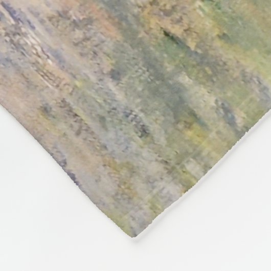 Couverture Polaire Claude Monet. Bateaux rouges, Argenteuil (Coin)